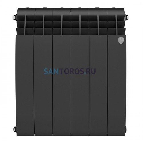 Радиатор Royal Thermo 500 х 6 секций BiLiner Noir Sable биметаллический секционный НС-1176312